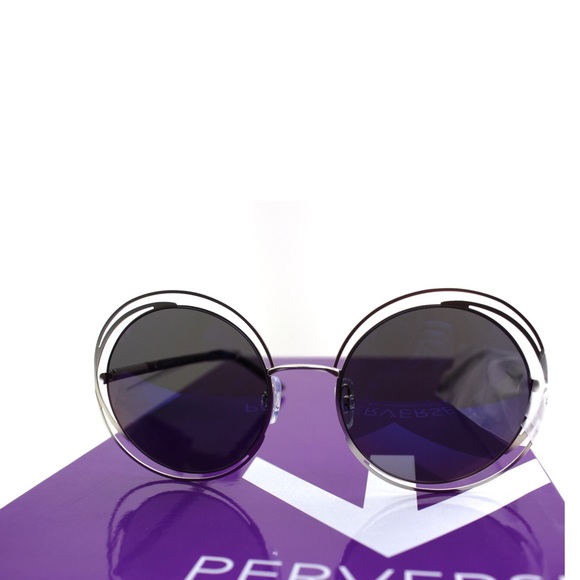 Perverse Accessories - Perverse Twiggy Dark Clear UV Sunglasses NWT